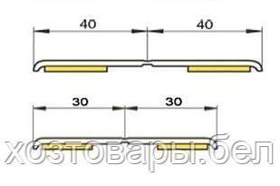 Нащельник уголок ПВХ 30х30мм самоклеющ ЛЮКС - фото 2 - id-p145723104