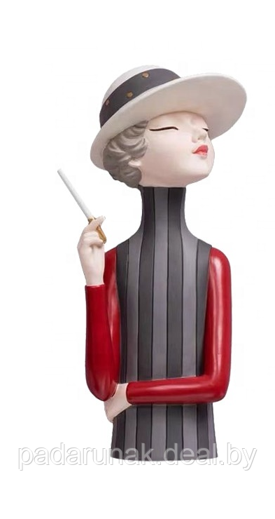 Девушка с сигарой, статуэтка - фото 2 - id-p168267012