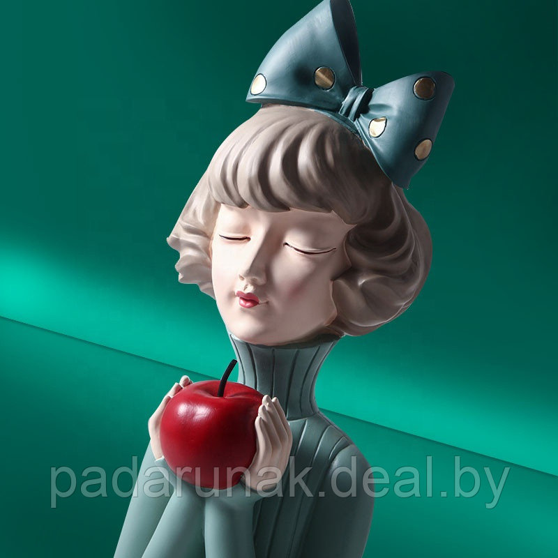 Девушка с яблоком, статуэтка - фото 2 - id-p168267367