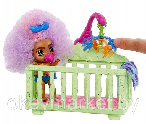 Игровой набор Няня с двумя куклами Mattel Cave Club GNL92, фото 3