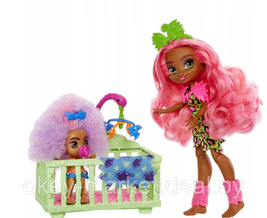 Игровой набор Няня с двумя куклами Mattel Cave Club GNL92 - фото 8 - id-p168284553
