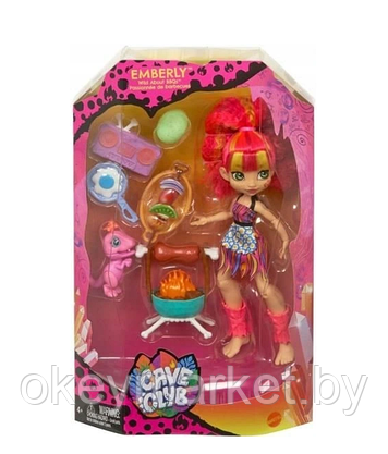 Игровой набор с куклой Эмберли и барбекю Mattel Cave Club GNL96, фото 2