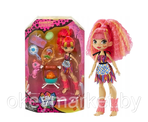 Игровой набор с куклой Эмберли и барбекю Mattel Cave Club GNL96, фото 3