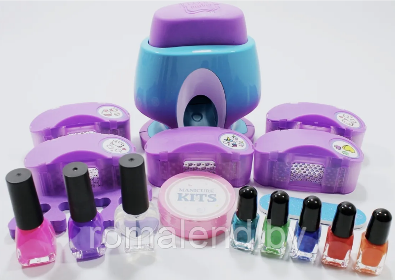 Go Glam Маникюрный набор для девочек с принтером для ногтей - фото 6 - id-p168288909