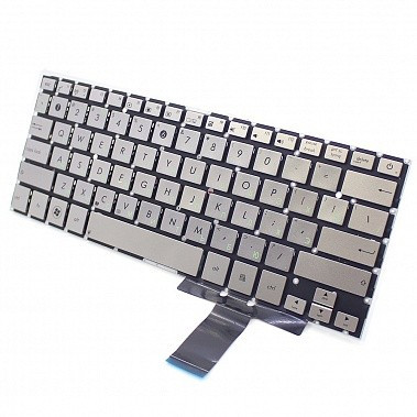 Клавиатура для ноутбука Asus ZENBOOK UX31 серебряная - фото 1 - id-p168289559