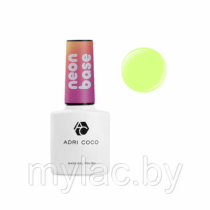Цветная база ADRICOCO Neon base №01 - спелый ананас, 8 мл.
