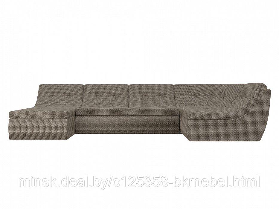 П-образный модульный диван Холидей Корфу Коричневый - ЛигаДиванов - фото 3 - id-p118973149
