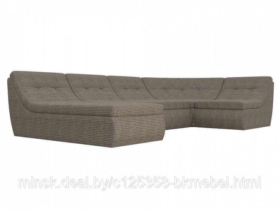 П-образный модульный диван Холидей Корфу Коричневый - ЛигаДиванов - фото 4 - id-p118973149