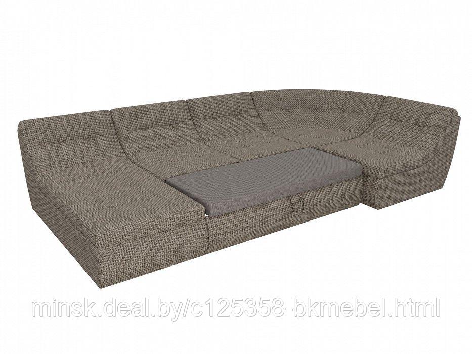 П-образный модульный диван Холидей Корфу Коричневый - ЛигаДиванов - фото 5 - id-p118973149