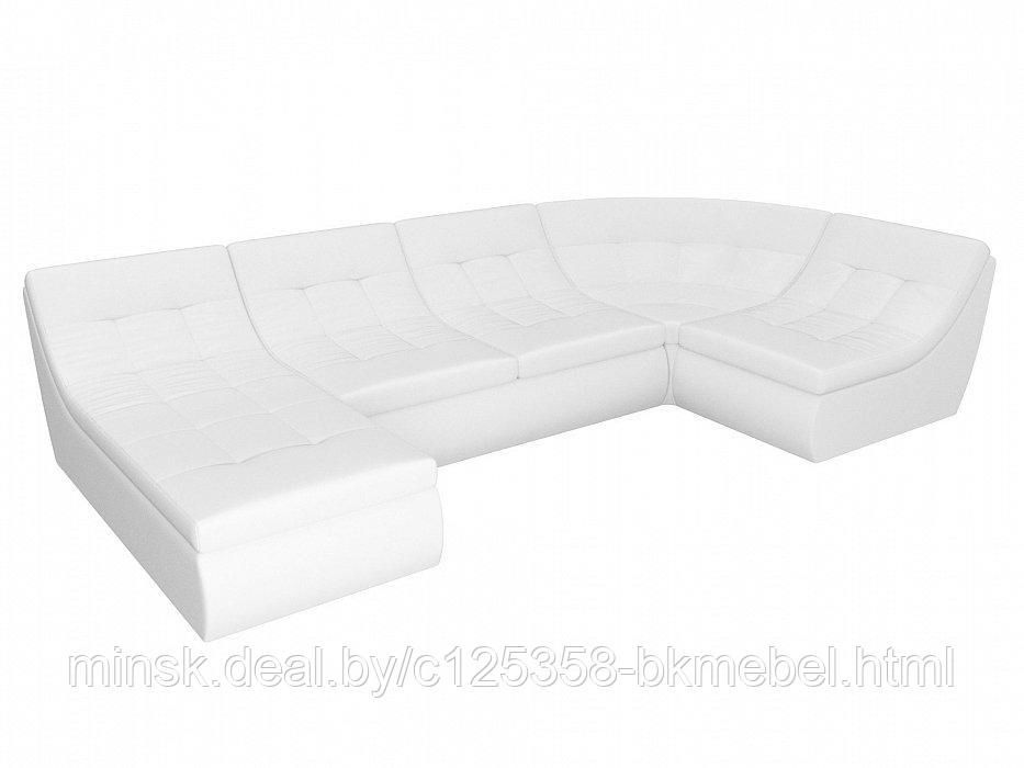 П-образный модульный диван Холидей Экокожа Белый - ЛигаДиванов - фото 2 - id-p118973153