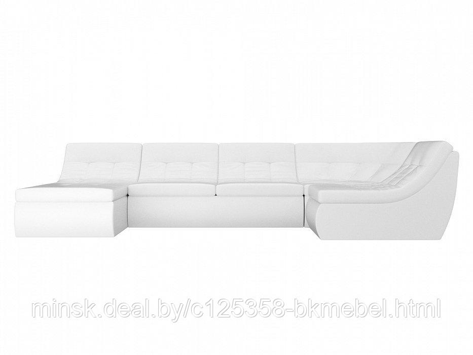 П-образный модульный диван Холидей Экокожа Белый - ЛигаДиванов - фото 3 - id-p118973153