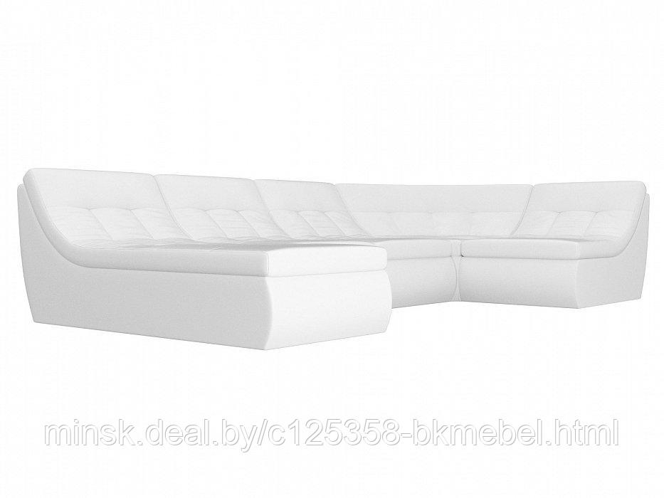 П-образный модульный диван Холидей Экокожа Белый - ЛигаДиванов - фото 4 - id-p118973153