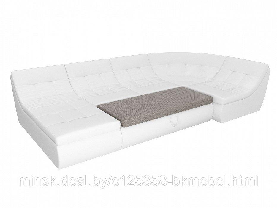 П-образный модульный диван Холидей Экокожа Белый - ЛигаДиванов - фото 5 - id-p118973153