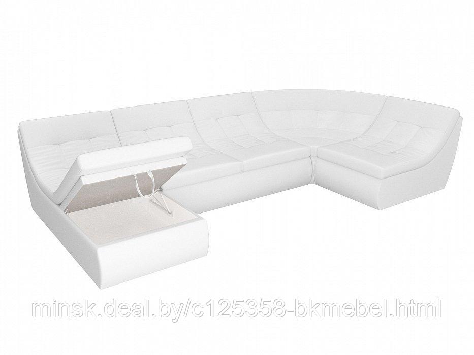 П-образный модульный диван Холидей Экокожа Белый - ЛигаДиванов - фото 6 - id-p118973153