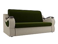 Прямой диван Меркурий Микровельвет зеленый \бежевый, фото 1