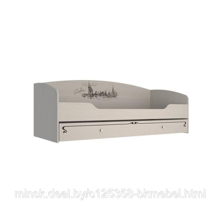Кровать односпальная Мийа-3 с ящиком КР 301 - МК-стиль