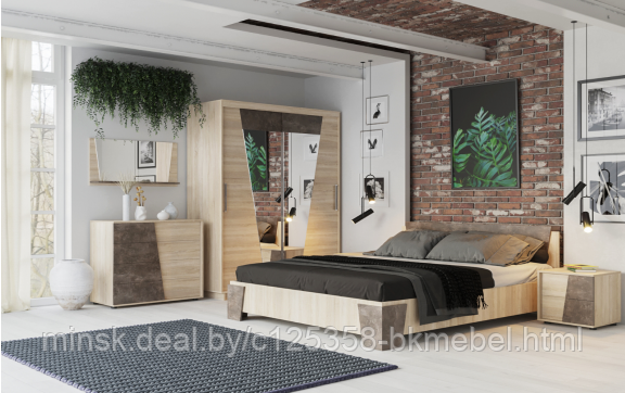 Модульная спальня санремо - МК-стиль - фото 1 - id-p119777603