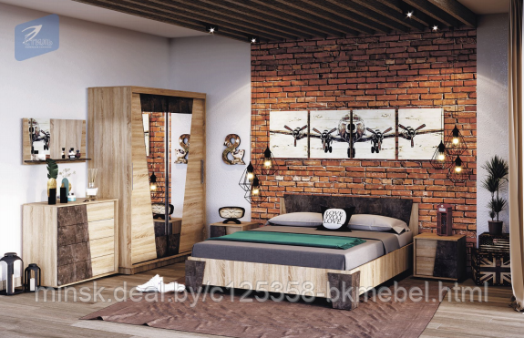 Модульная спальня санремо - МК-стиль - фото 2 - id-p119777603