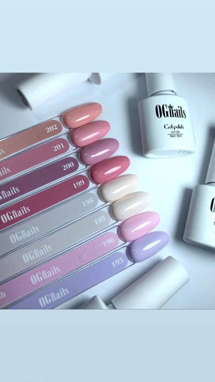 Гель-лак OG Nails коллекции Second White №199, 8 мл