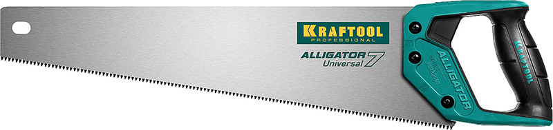 Ножовка универсальная "Alligator Universal 7",450мм, 7TP 3D зуб KRAFTOOL - фото 1 - id-p168293913
