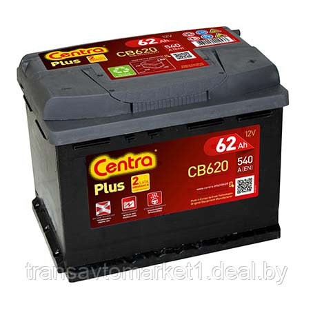 Centra Plus CB620 (62Ah) - фото 1 - id-p168293974