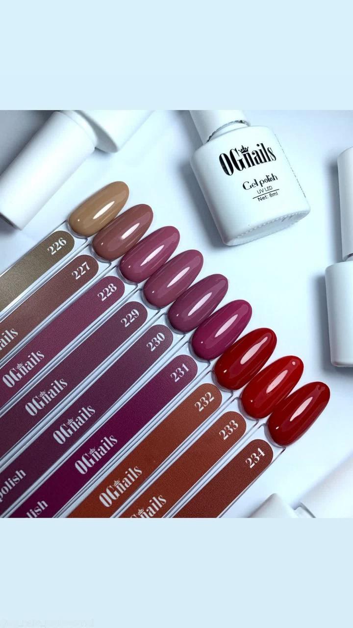 Гель-лак OG Nails коллекции Second White №230, 8 мл