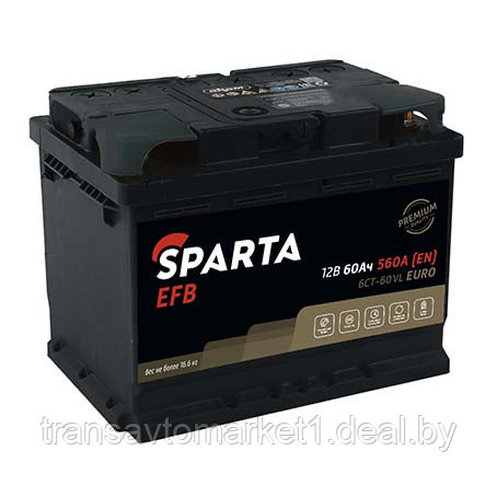 SPARTA EFB 6СТ-60 Евро - фото 1 - id-p168294088