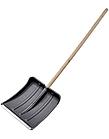 Лопата снеговая Дворик с металлической планкой, дер. черенок, фото 3