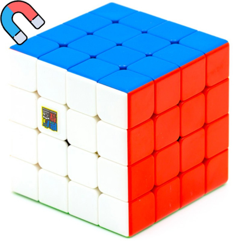 Кубик MoYu 4x4 MFJS Meilong M / колор / цветной пластик / без наклеек / Мою