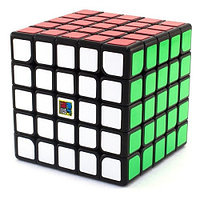 Кубик 5x5 MoYu MoFangJiaoShi MF5S / черный пластик / с наклейками / немагнитный / Мою, фото 1