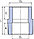 Муфта полипропиленовая переходная внутренняя/наружная (ø20x32) Wavin Ekoplastik, цвет: серый, фото 2