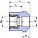 Муфта комбинированная настенная для гипсокартона с внутренней резьбой (ø20x1/2") Wavin Ekoplastik, цвет: серый, фото 2