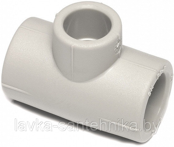 Тройник полипропиленовый переходной (ø25x20) Wavin Ekoplastik, цвет: серый