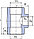 Тройник полипропиленовый переходной (ø40x20) Wavin Ekoplastik, цвет: серый, фото 2