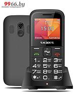 Кнопочный сотовый телефон teXet TM-B418 черный мобильный