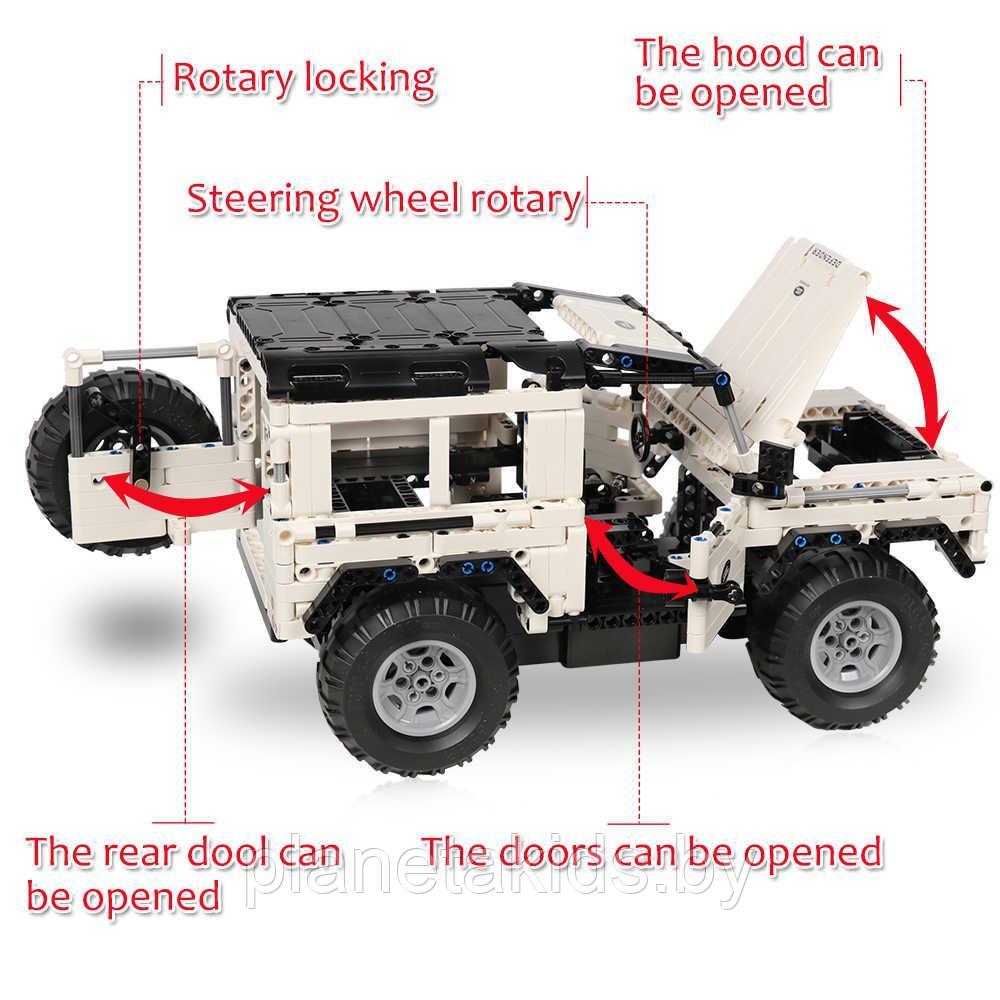 Конструктор CaDa Technic Джип Land Rover на радиоуправлении, 533 детали, аналог Лего Техник C51004W - фото 3 - id-p168318136