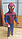 Детский костюм человек паук  ( spiderman ) с мускулами, фото 3