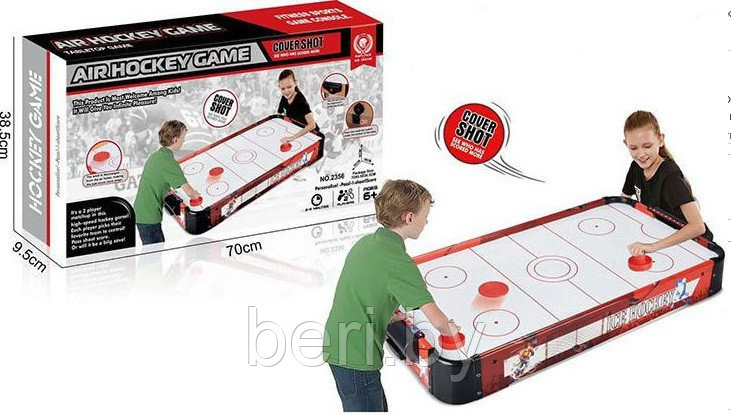 2356 Аэрохоккей настольный, стол игровой, работает от батареек, Hockey Game, игра настольная - фото 2 - id-p168318783