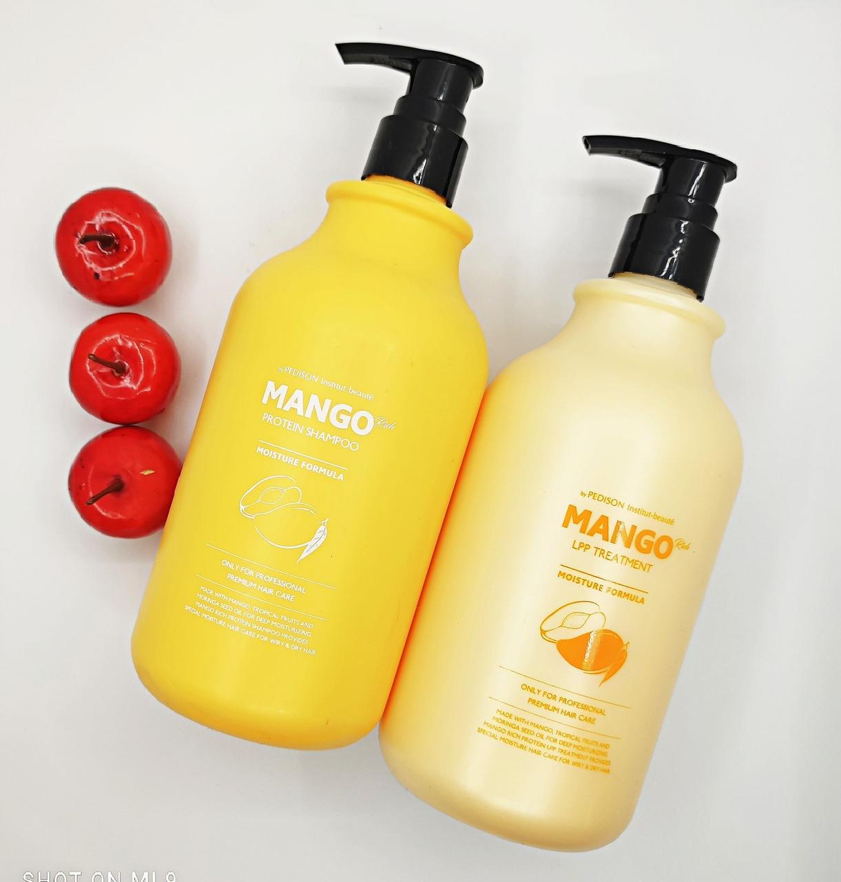 НАБОР/ШАМПУНЬ + МАСКА СУХИХ для волос Pedison МАНГО Institut-Beaute Mango Rich LPP 500мл+500мл
