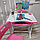 УЦЕНКА Растущая парта (стол) и растущий стул для дошкольника (подставка для книг, полка для канцтоваров), фото 4