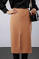 Женская осенняя бежевая деловая юбка Femme & Devur 60152 1.28F(170) 42р.