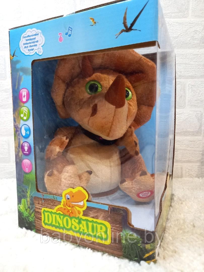 Интерактивная мягкая игрушка Динозаврик CL1641C - фото 2 - id-p168355161