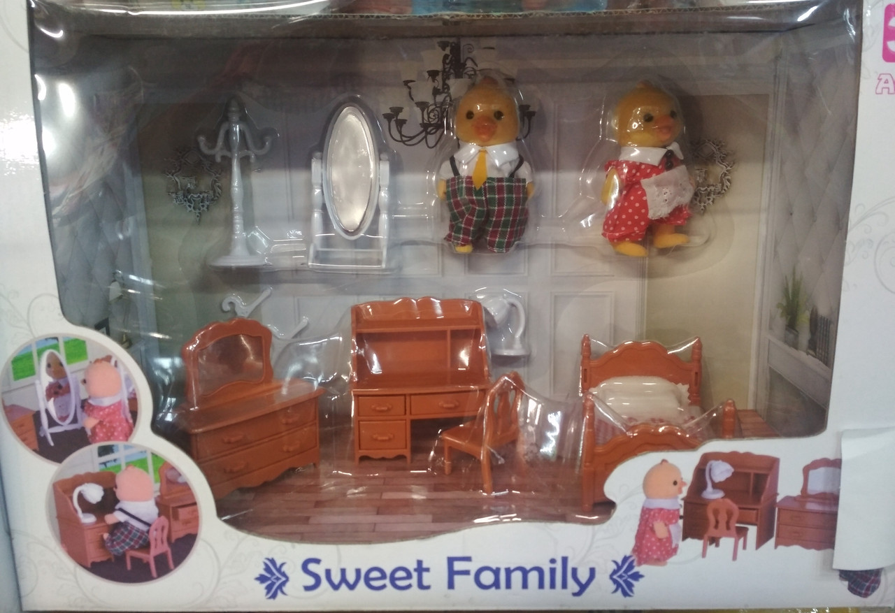 Детская игровая мебель для кукол Happy Family аналог Sylvanian Families Сильваниан - фото 2 - id-p168355539