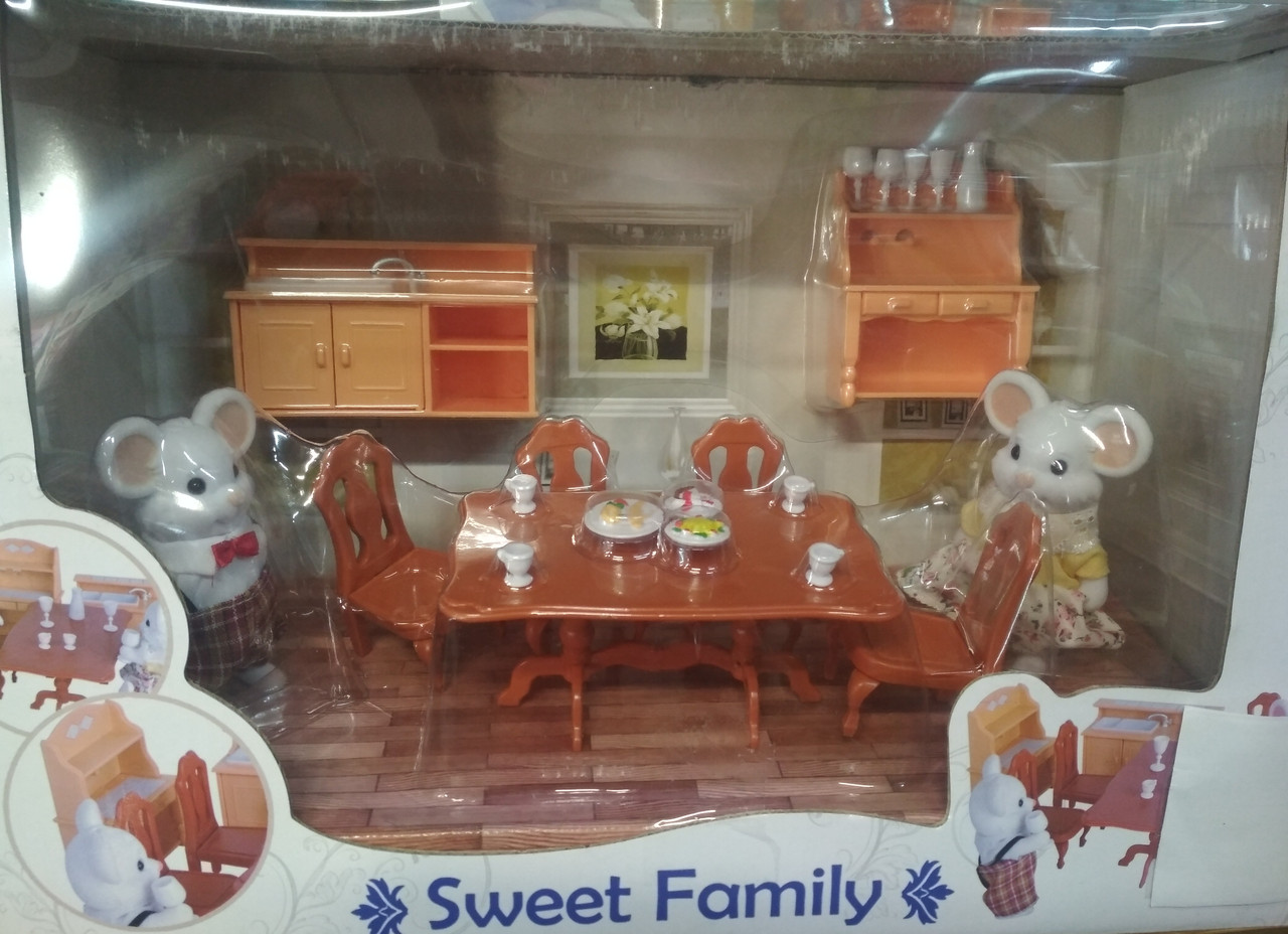 Детская игровая мебель для кукол Happy Family аналог Sylvanian Families Сильваниан - фото 3 - id-p168355539