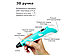 3D ручка Myriwell-6 AMONG US с ТРАФАРЕТАМИ, 3D PEN-6 с LCD-дисплеем для детского творчества, разные цвета, фото 2