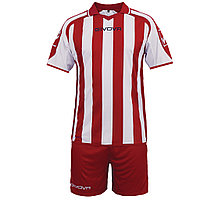Форма Givova SUPPORTER KITC24 (Красный/Белый) Размер M, форма для команды, командная форма, форма футбольная