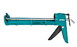 Пистолет для силикона полукорпусной 235 мм, диаметр 55мм, толщина 0,8мм TOTAL THT20209, фото 2