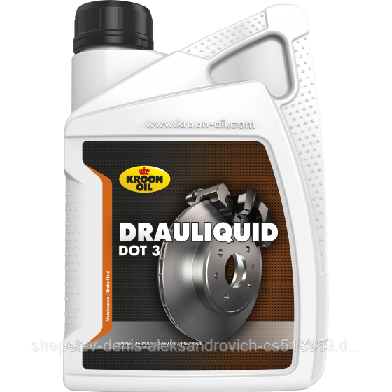Тормозная жидкость Kroon-Oil Drauliquid DOT 3 1L