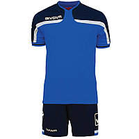 Форма Givova AMERICA KITC47 (Синий/Темно-синий), спортивная форма, форма футбольная, форма для команды