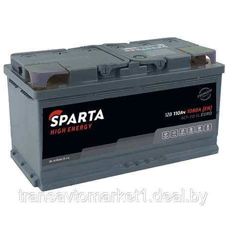 SPARTA High Energy 6СТ-110 Евро - фото 1 - id-p168401090